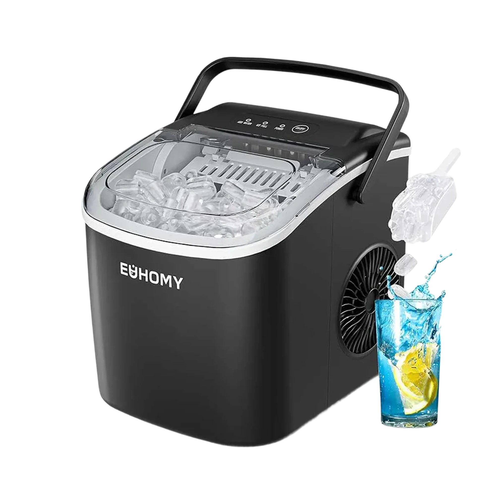 Euhomy Dart H1 IM-06D black bullet ice maker