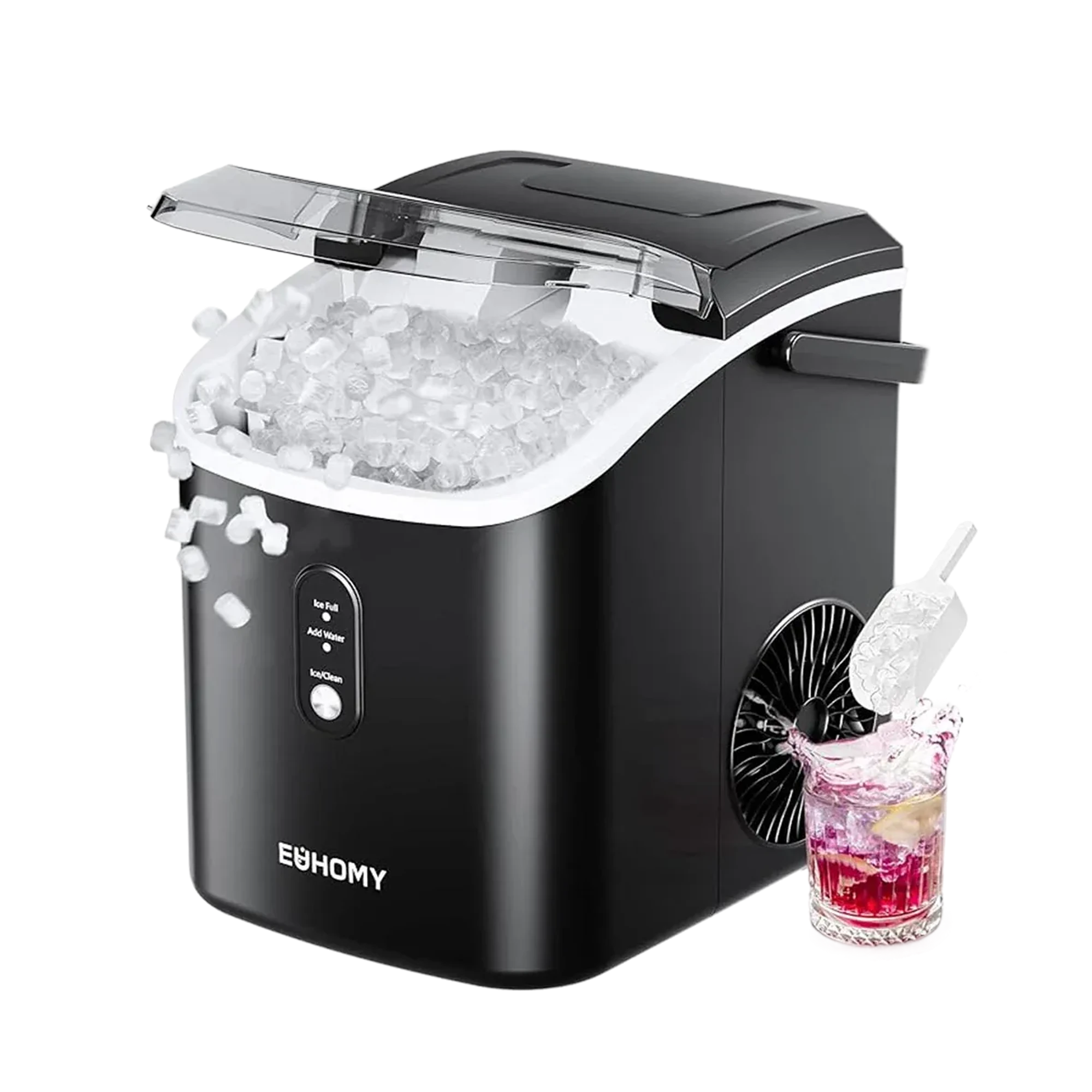 Euhomy Pearl H1 IM-12S in black with clear lid and carry handle