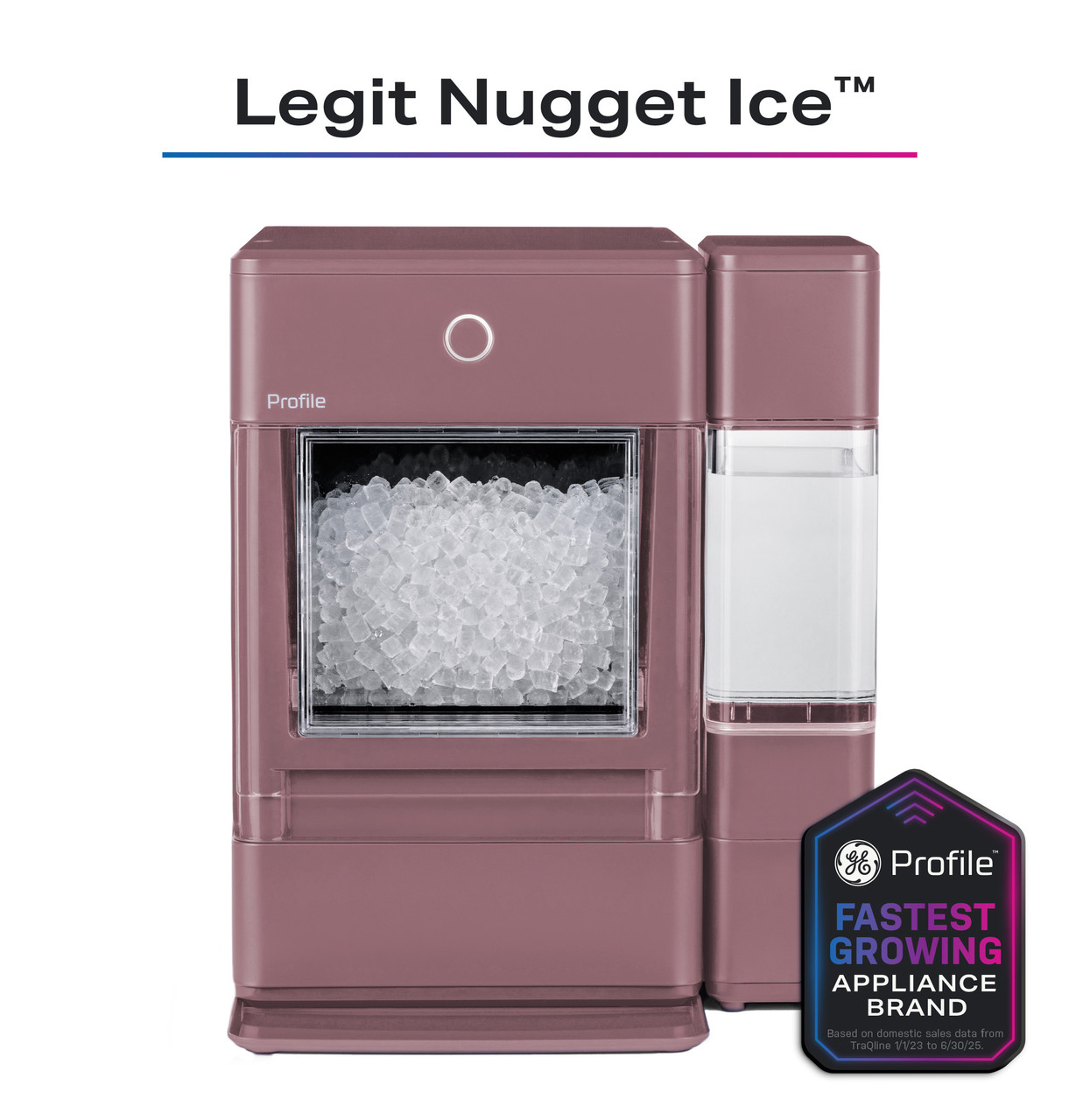 GE product-page hero image for OPAL01MUZKT in Rose Quartz; studio photo or render status not stated
