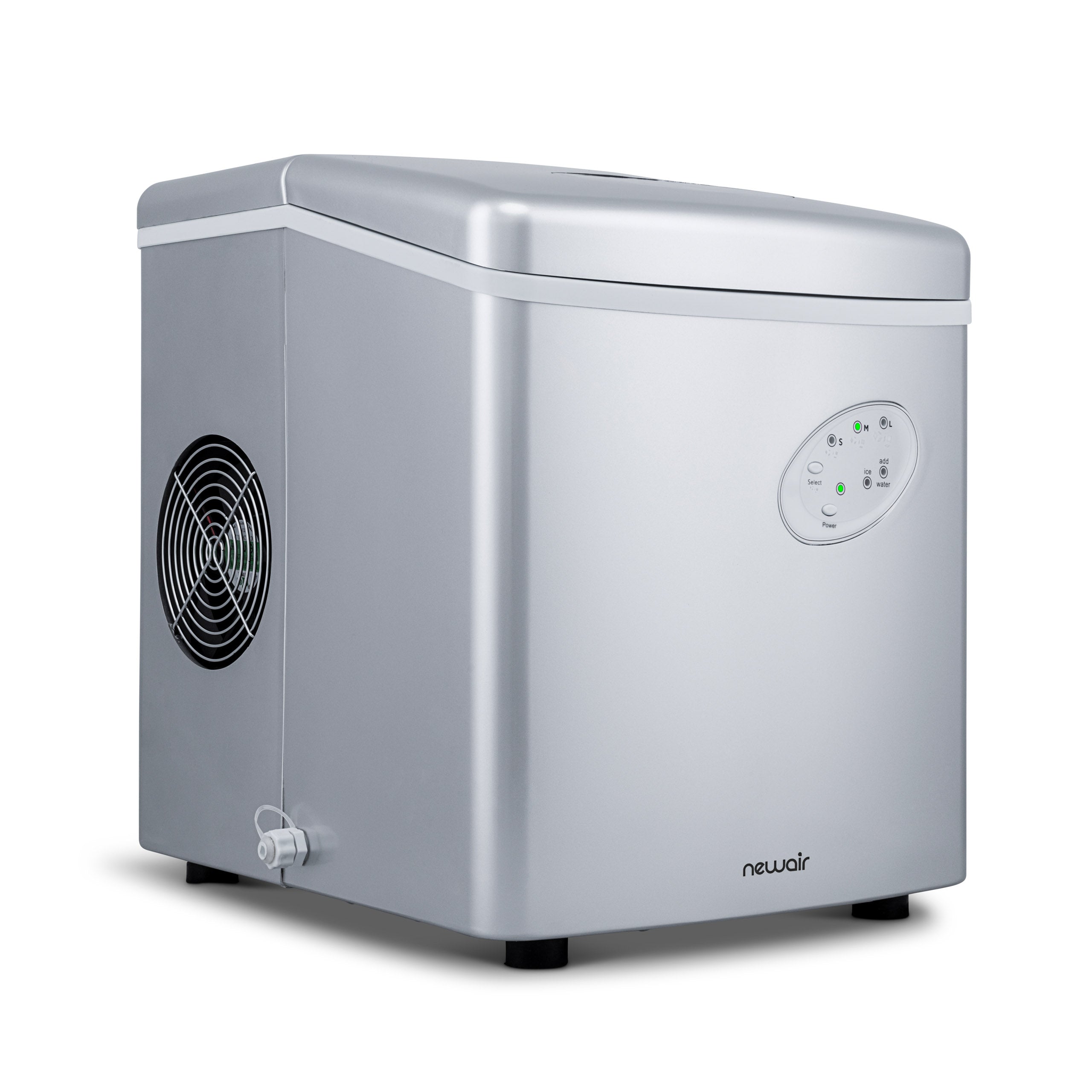 Newair AI-100S Silver countertop bullet-ice maker variant